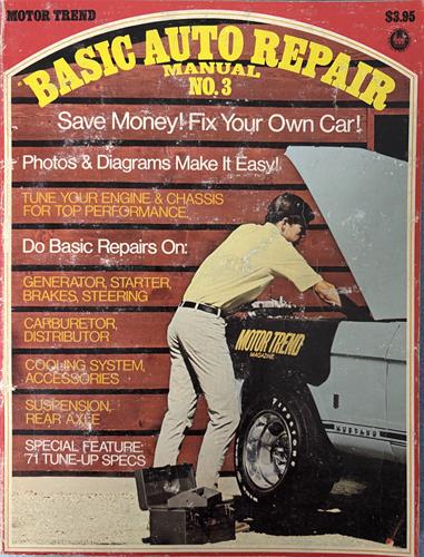 Basic Auto Repair Manual No. 3